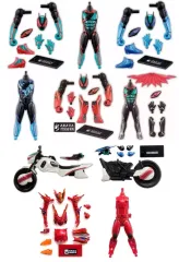 【中古】食玩 トレーディングフィギュア 全10種セット 「装動 仮面ライダーゼッツ AGT1 Feat.装動 仮面ライダーガヴ」