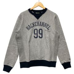 BACK CHANNEL バックチャンネル ロゴプリント スウェット グレー サイズM 正規品 / 40170