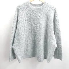 ◇ ⊇ ROPE' ロペ 長袖 ニット サイズ38 ライトブルー系 レディース E  【1501230040006】