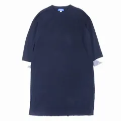 BLUE LABEL CRESTBRIDGE ブルーレーベルクレストブリッジ ニット ワンピース チェック柄 38 M ネイビー レディース 【中古】