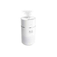 KMJ 卓上 加湿器 小型 超音波式 静音 ナイトライト 強力 大容量 360ml USB アロマ 対応 ポータブル ミニ かしつき デスク オフィス 寝室 車 メーカー２年 プレミアム （ ホワイト ） 0