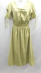 ◇ ⊂ DRWCYS ドロシーズ 半袖 ロング ワンピース サイズF ライトグリーン系 レディース E  【1504240014616】