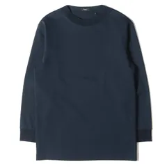 theory セオリー Tシャツ ストレッチ コットン ナイロン ロングスリーブTシャツ 20AW トップス 長袖 カットソー ロンT ジャージ ネイビー 紺 M カジュアル ブランドのサムネイル