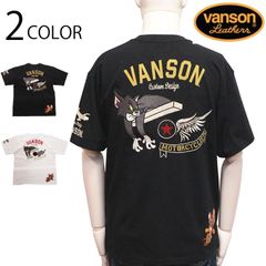VANSON×トム＆ジェリー フライングスター 半袖 Tシャツ TJV-2216