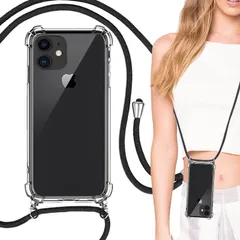 新品 iPhone12 mini ケース クリア 透明 カバー ショルダー 掛縄け ストラップ付き 斜めがけ 携帯ケース 適用 iPhone12miniケース アイホン 12ミニ 12みに アイフォン 12miniケース アイフォン12mini スマホケース