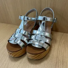 miumiuウェッジソールサンダル 中古・古着通販】MIU MIU (ミュウミュウ) MIU MIU コットン