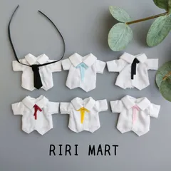 オビツ11　リボンorネクタイ付きシャツ　ねんどろいどどーる　Yシャツ　　半袖