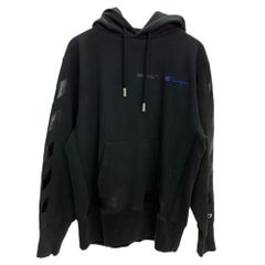 オフホワイト Off-White チャンピオン champion コラボ OMBB027S18875050 パーカ ブラック Sサイズ 201MT-4161