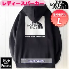 THE NORTH FACE レディースパーカー BOX NSE Hoodie レディース, カラー；Black/White, サイズ；L