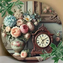 ブリキ看板　アンティーク風雑貨　レトロ　ガーデンオブジェ　丸型メタルサイン　クリスマスギフト　ウェルカムポスター