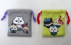 【中古】バッグ 集合(プルスウルトラ!!!/敵＜ヴィラン＞) ミニ巾着2個セット 「僕のヒーローアカデミア×ちいかわ なんか小さくてかわいいやつ POP UP STORE」