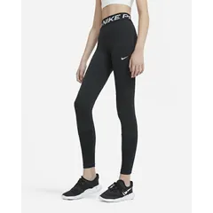 ナイキ キッズ ロングタイツ 女の子 子供用 NIKE プロ Dri-FIT ガールズ レギンス 130-160cm 子ども用 キッズウェア ジュニア スパッツ スポーツウェア ボトムス  スポーツ/DA1028-010