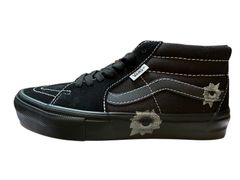 Supreme x Vans x Nate Lowman Skate Grosso Mid Black 未使用 24.5cm