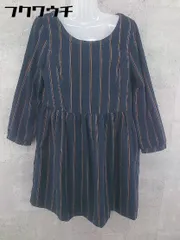 ◇ Sweet Mommy スウィートマミー 長袖 膝丈 ワンピース サイズL ネイビー系 レディース 【中古】 【1002802203886】