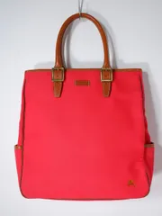 BURBERRY BLACK LABELバーバリー ブラックレーベル ホースマーク刺繍 キャンバス×レザートートバッグ【-】【MBGA76640】