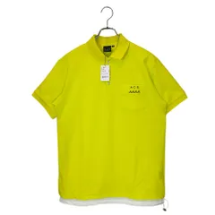 新品　ムータマリン　MUTA　ゴルフ　メンズ　半袖 パーカー　サイズ4　イエロー 新品 ムータマリン MUTA ゴルフ メンズ 半袖 パーカー サイズ4