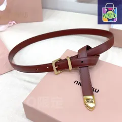 【今日特価】Miu Miu 2.0cm メンズベルト