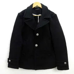 WW■アダムエロペ/adamuerope ウールピーコートJKT■紺【40】MENS/71【中古】