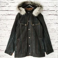 【レア】Levi's Redloop ファー付き デニム地 ジャケット ブルゾン