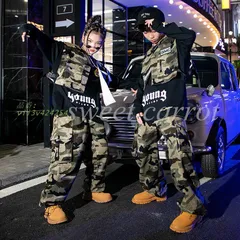 迷彩柄 キッズ 演出服 ダンス衣装 ステージ衣装 男の子 HIPHOP ガールズ ジャズダンス衣装 かっこいい 長袖 女の子 ジュニア ヒップホップ  vii3v424254