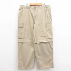 W37/古着 ギャップ GAP パンツ メンズ 00s コットン ベージュ カーキ 25aug13 中古 ボトムス ロング