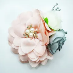 コサージュ 卒園式　卒業式　入園式入学式 結婚式 発表会 ＊フォーマルコサージュ＊パールブローチhh12