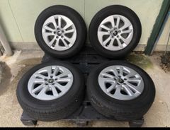 トヨタ 50 プリウス 純正 195/65R15 6.5J+40 5穴 PCD100 15インチ 2018年製 タイヤホイール 4本セット