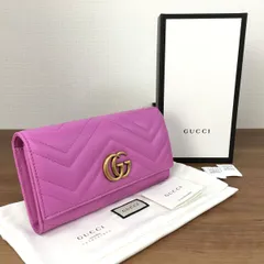 44 未使用品 グッチ 長財布 443436 GGマーモント
