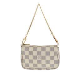 LOUIS VUITTON　バッグ ルイヴィトン ミニポシェット･アクセソワール N58010 ホワイト PVC