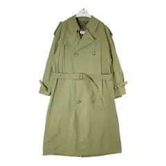 ✨美品【ジョルジオ・アルマーニ】トレンチコート/シルク/カシミア/革タグ/2XL ✨美品【ジョルジオ・アルマーニ】トレンチコート/シルク