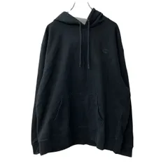 Champion ロゴスウェット パーカー XL ブラック チャンピオン フーディー ワンポイントロゴ プルオーバー 古着卸 アメリカ仕入 a709-5319