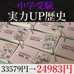 中学受験　実力UP歴史カード　暗記カード　中学入試　予習シリーズ