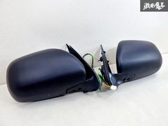 トヨタ 200系 ハイエース レジアスエース ドアミラー 左右セット ドアミラー 艶消し黒塗カバー付 DXへ装着オススメ！ 社外品 即納 棚21D