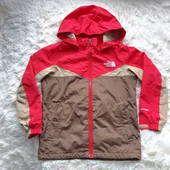 ノースフェイス マウンテンパーカー ジャケット 120 HYVENT THE NORTH FACE ウインドブレーカー 赤 茶 レッド ブラウン