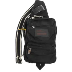 GIVENCHY (ジバンシィ) UT3 ロゴ ナイロン ショルダー ボディ バッグ ブラック BK501FK08Eのサムネイル
