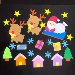 壁面飾り　クリスマス