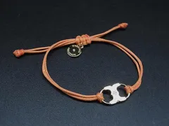 ■美品■ TORY BURCH トリーバーチ エンブレイス アンビション ブレスレット アクセサリー オレンジ系×ゴールド系 DJ5870のサムネイル