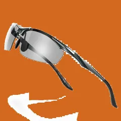 【在庫セール】UV400 紫外線カット ・超軽量メタル 偏光グラス ドライブ/野球/自転車/夜釣り／ランニング／ゴルフ／運転 偏光スポーツサングラス [Glazata]