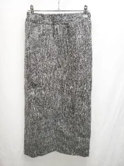 ◇ ⊇ RETROGIRL レトロガール ツイード ロング ナロー スカート サイズM ダークグレー ホワイト レディース P  【1410230023400】