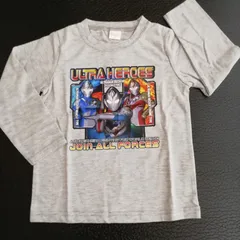 ウルトラマンデッカー　ウルトラヒーローズ　 薄手長袖Tシャツ　FR9142グレーのサムネイル
