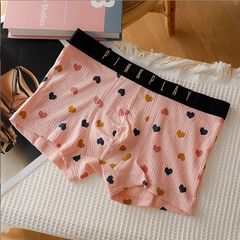 アウトレット メンズ ボクサーパンツ ハート柄 コットン綿  伸縮性