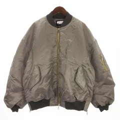 メゾンスペシャル MAISON SPECIAL タグ付き Prime-Over Nylon MA-1 Bomber Jacket MA-1 ブルゾン 中綿 オーバーシルエット カーキ 1 アウターのサムネイル