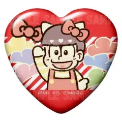 【中古】バッジ・ピンズ(キャラクター) おそ松×ハローキティ 「おそ松さん×サンリオキャラクターズ トレーディング缶バッジ vol.2」