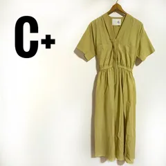 【C+】　シープラス　ワンピース　レディース　半袖　レトロ