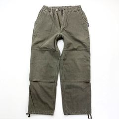 バンプ ☆ BANFF ダブルニー コットン クライミングパンツ イージー ゴムウエスト◎ XS ライトカーキ 登山 アウトドア キャンプ■Ja5444