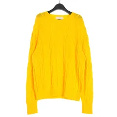 ファセッタズム FACETASM ケーブル編み クルーネックニット セーター 長袖 5 イエローのサムネイル
