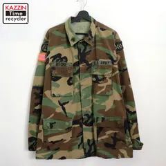 90s USA製 vintage U.S.ARMY ウッドランドカモ BDU ミリタリージャケット メンズ XLサイズ相当 ビッグサイズ オーバーサイズ
