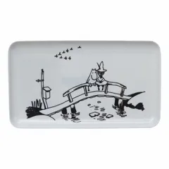  ムーミン お盆 トレー すべりにくいトレイ S 橋の上 