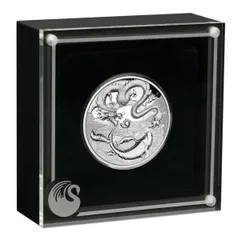 ５オンス 大型銀貨オーストラリア 2012年 イヤーオブザドラゴン ８ドル銀貨 2012 Australia $8 5 oz .999 Fine Silver Year of The Dragon
