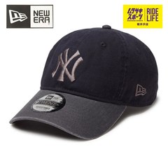 NEW ERA ニューエラ キャップ 9TWENTY 920 Washed Duck ニューヨーク・ヤンキース ネイビー グラファイトバイザー 14388747 メンズ レディース 【ムラスポ公式】